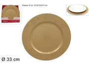NATALE SOTTOPIATTO 33CM 49718 2ESSE