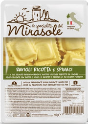 MIRASOLE RAVIOLI RICOTTA E SPINACI 200G
