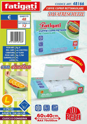 CUFFIE C/PIETANZE C/ELAST TRASP 10PZ