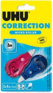 UHU CORRECTION MICRO ROLLER 2PZ