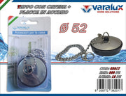 VARALUX TAPPO C/CATENA ACCIAIO 52MM