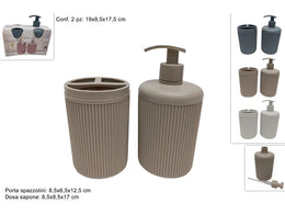 SET BAGNO 2 PEZZI 3 COLORI 2ESSE