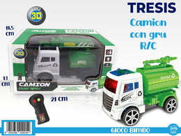 CAMION LAVORI IN CORSO R/C CON LUCI HH126 TRESIS