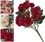BUSH ROSE OPEN 34CM 56192 LOVIMPORT