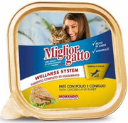 MIGLIOR GATTO PATE POLLO CONIGLIO 100G