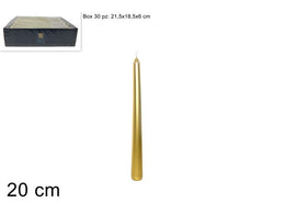 NATALE CANDELA LAMINATA ORO 2ESSE
