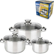 ARCA SET 3PZ CASSERUOLA CON COPERCHIO DIAMOND