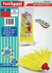 MOP SINTETICO GIALLO 50 STRISCE