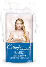 COTTON SOUND QUADROTTI STRUCCANTI 50PZ