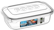 PORTA ALIMENTI ROTONDO RETTANGOLARE 0.9L TRASPARENTE USE