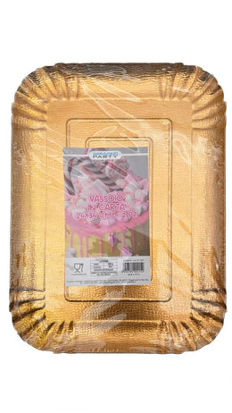 VASSOIO CARTA 2PZ ORO 24X34 MVT