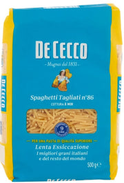 DE CECCO PASTA 86 SPAGHETTI TAGLIATI 500G