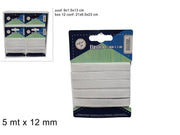 ELASTICO 5MT X12MM BIANCO 2ESSE