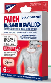 MEGAPLAST DOLSTOP 6 PACTCH BALSAMO CAVALLO CALDO