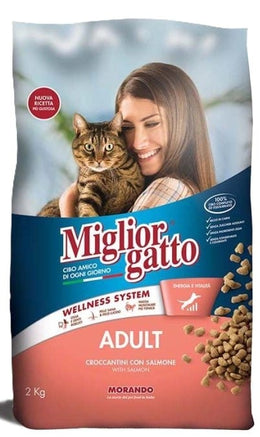 MIGLIOR GATTO CROCCANTINI SALMONE 2KG