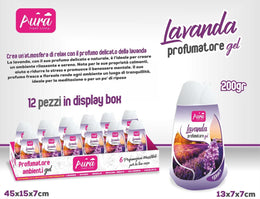 PROFUMATORE 12PZ GEL LAVANDA 200GR
