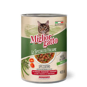 MIGLIOR GATTO SPEZZATINO MANZO 405G
