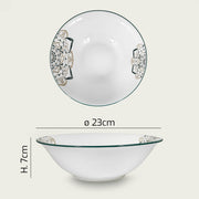 AR.CA INSALATIERA CERAMICA CM23 CON DECORO