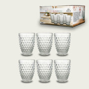 ARCA SET 6 BICCHIERI BLOSSOM TRASPARENTI 27ML