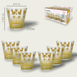 ARCA SET 6 BICCHIERI 25CL 956971