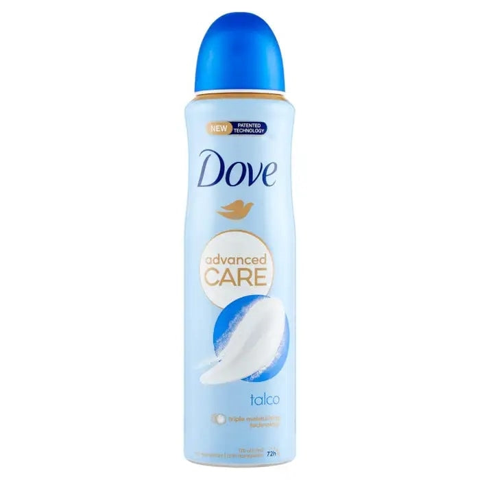 DOVE SPRAY ADV 150ML CARE TALCO