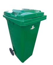 ECOPLAST BIDONE CARRELLATO 120L VERDE