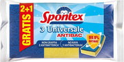 SPONTEX SPUGNA ABRASIVA DELICATA 2+1