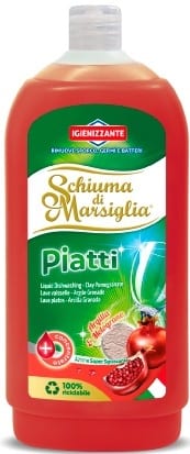 SCHIUMA DI MARSIGLIA PIATTI 1L ARGILLA MELOGRANO