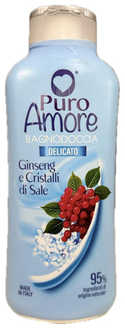 PURO AMORE BAGNODOCCIA DELICATO GINSENG 650ML