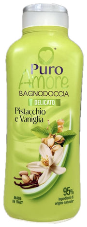 PURO AMORE BAGNODOCCIA DELICATO PISTACCHIO E VANIGLIA 650ML