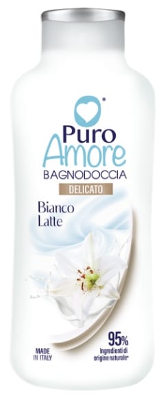 PURO AMORE BAGNODOCCIA DELICATO BIANCO LATTE 650ML