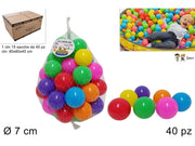 SACCA PALLINE 7CM 40 PEZZI