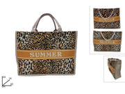 BORSA MARE 43X33CM JUTA MACULATO SUMMER TREND