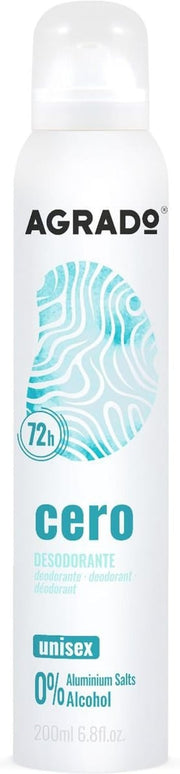 AGRADO DEO SPRAY 72H 0% ALCOOL 200ML