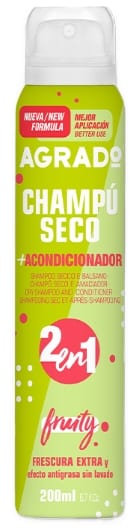 AGRADO SHAMPO SECCO 2 IN 1 FRUIT 200ML