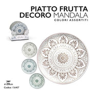 CASAMILANO MANDALA PIATTO FRUTTA D.20