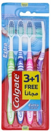 COLGATE EXTRA CLEAN MEDIO 4PZ