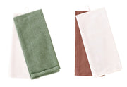 SET 2 SALVIE MIX COTONE SCHELL 40X60CM