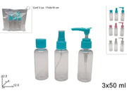 BUSTINA VIAGGIO PVC CON 3 BOTTIGLIE 2ESSE
