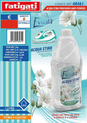 EVUALA ACQUA STIRO PROFUMATA 1LT BABY POWDER