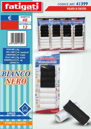 FILATO X CUCITO 8PZ BIANCO E NERO