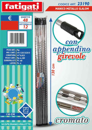MANICO METALLO CROMATO SLALOM CM130