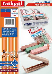 PINZA CHIUDIPACCHI 8PZ 6CM