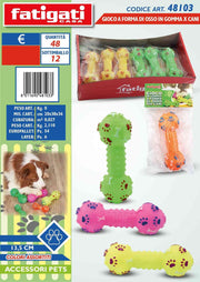 GIOCO A FORMA DI OSSO IN GOMMA X CANI