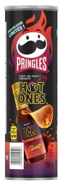 PRINGLES HOT ONES 156G