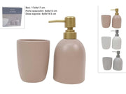 SET BAGNO 2 PZ CERAMICA 3 COL.