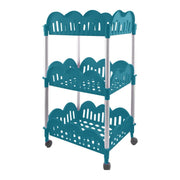 DOLLY CARRELLO 3 CESTI AZZURRO POP