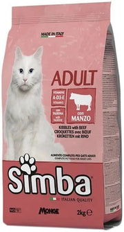 MONGE SIMBA GATTO CROCCANTINI MANZO 2KG