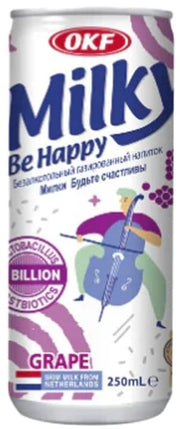 OKF MILKY SODA UVA 250ML
