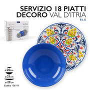 CASAMILANO PIATTI 18PZ VAL D'ITRIA BLU